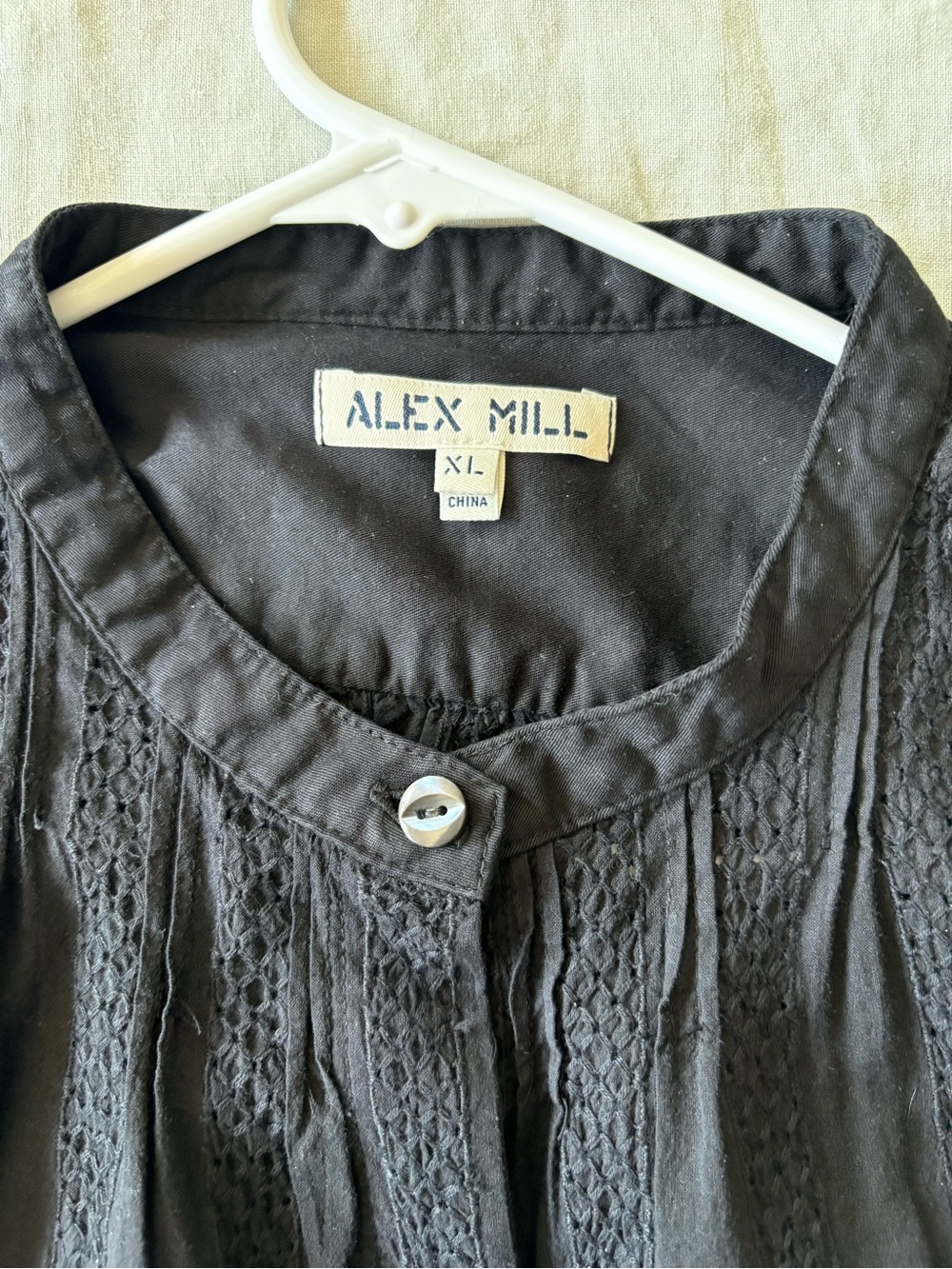 Alex Mill Cari Top - Black -XL - Picture 2 of 4